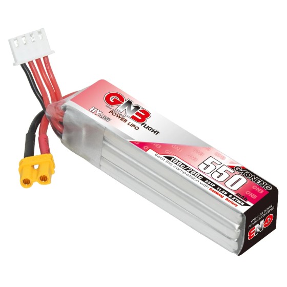 Hot Sales GAONENG GNB 3S 11.4V HV 550mah 100C XT30  LiPo Battery FPV Drone Quadcopter